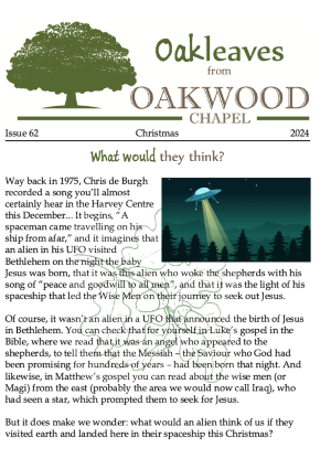 Front page of Oakleaves